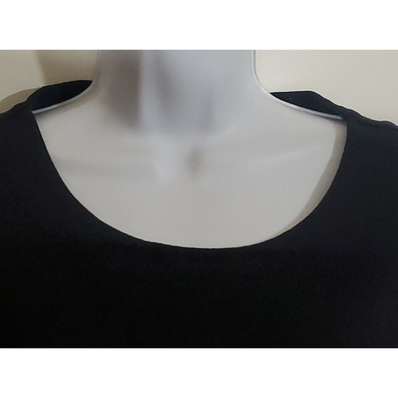 Made In Italy Large Baggy Green Black Colorblock Pockets Long Sleeve Midi Dress - Picture 3 of 9